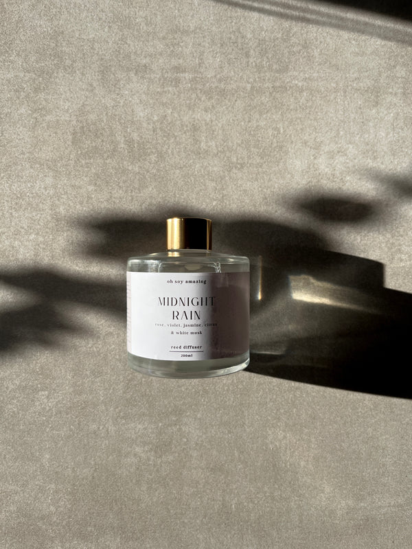 Midnight Rain 200ml Diffuser – Oh Soy Amazing