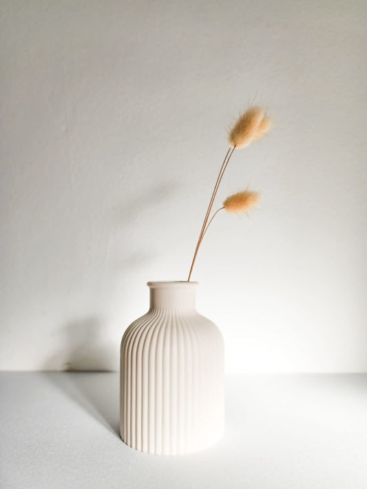 Ribbed Vase